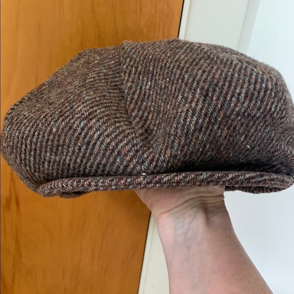 Vintage Pendleton Brown Tweed Newsboy Cap